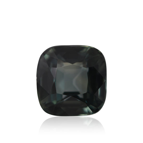 1,98 Karat grüner MADAGASKAR Kissen-Saphir