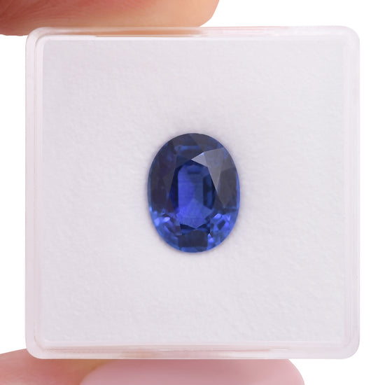 3.46 Carat Blue SRI LANKAN Oval Sapphire CD