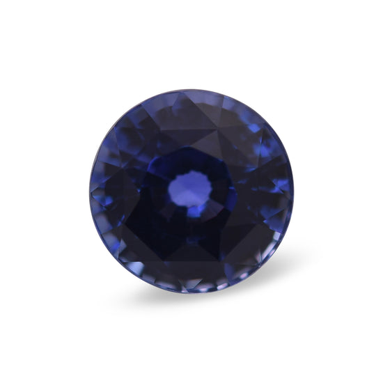 3.05 Carat Blue SRI LANKAN Round Sapphire CD