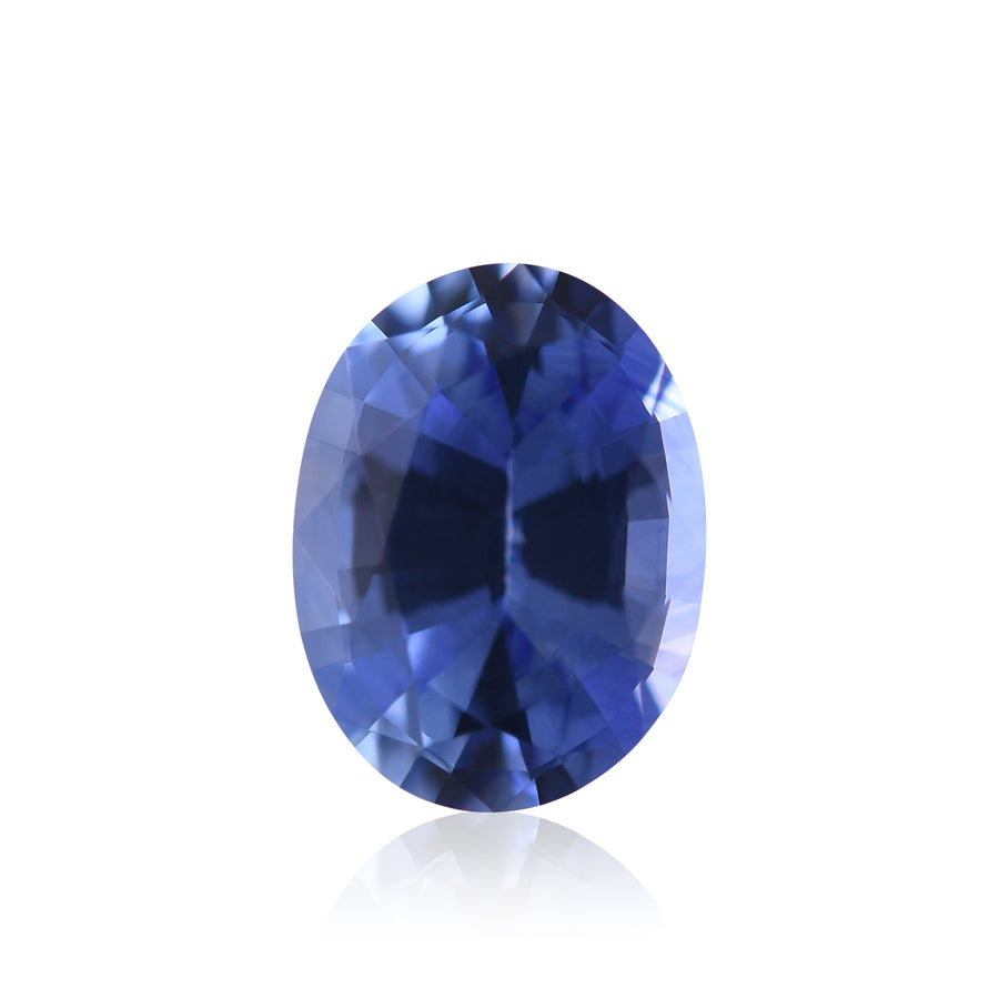 1,62 Karat blauer SRI LANKAN Oval-Saphir