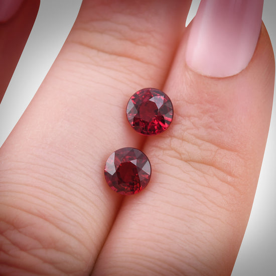 2.19 Carat Red MOZAMBIQUE Round Ruby