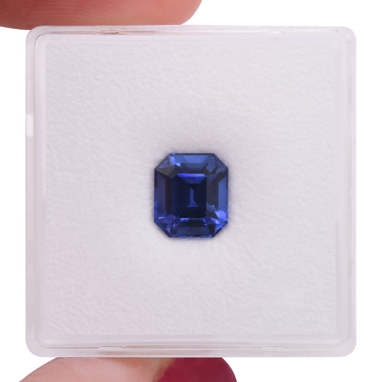 Zaffiro Smeraldo BLU DELLO SRI LANKA da 2,07 carati