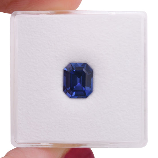 1,59 carati zaffiro smeraldo blu dello SRI LANKA