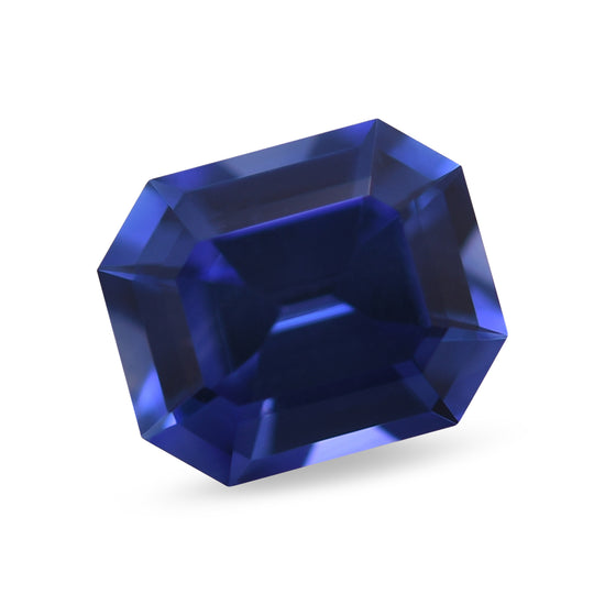 1,59 carati zaffiro smeraldo blu dello SRI LANKA