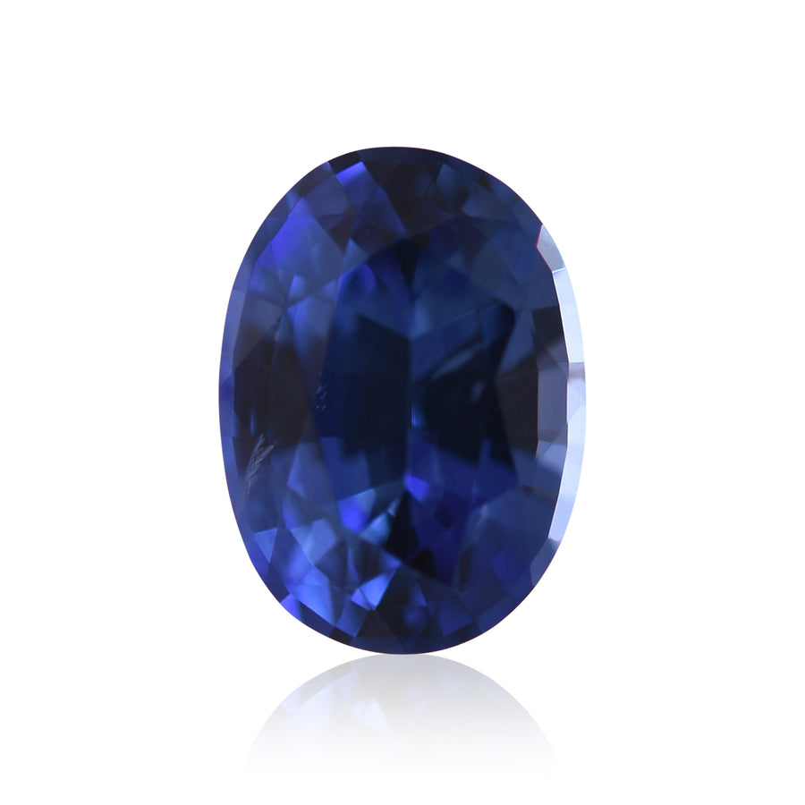 1,09 Karat blauer SRI LANKAN Oval-Saphir