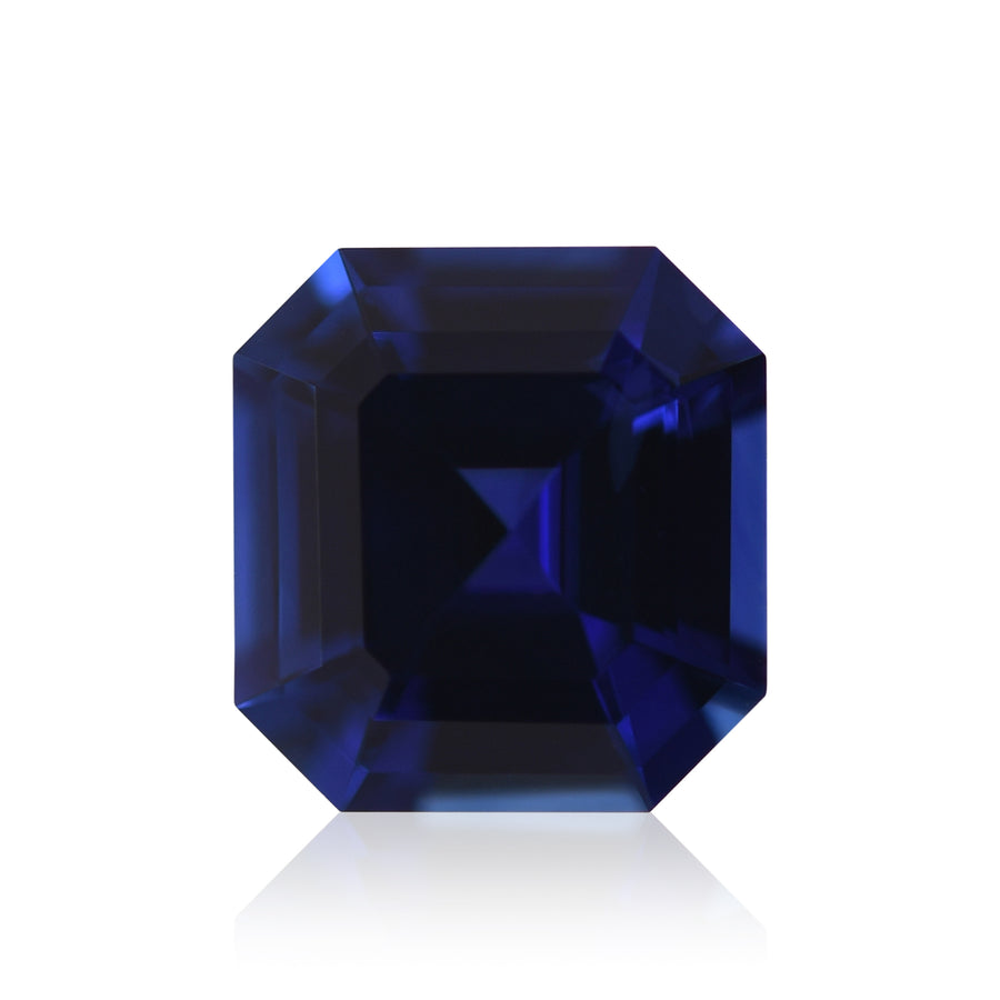 1,18 Karat blauer SRI LANKAN Asscher Saphir