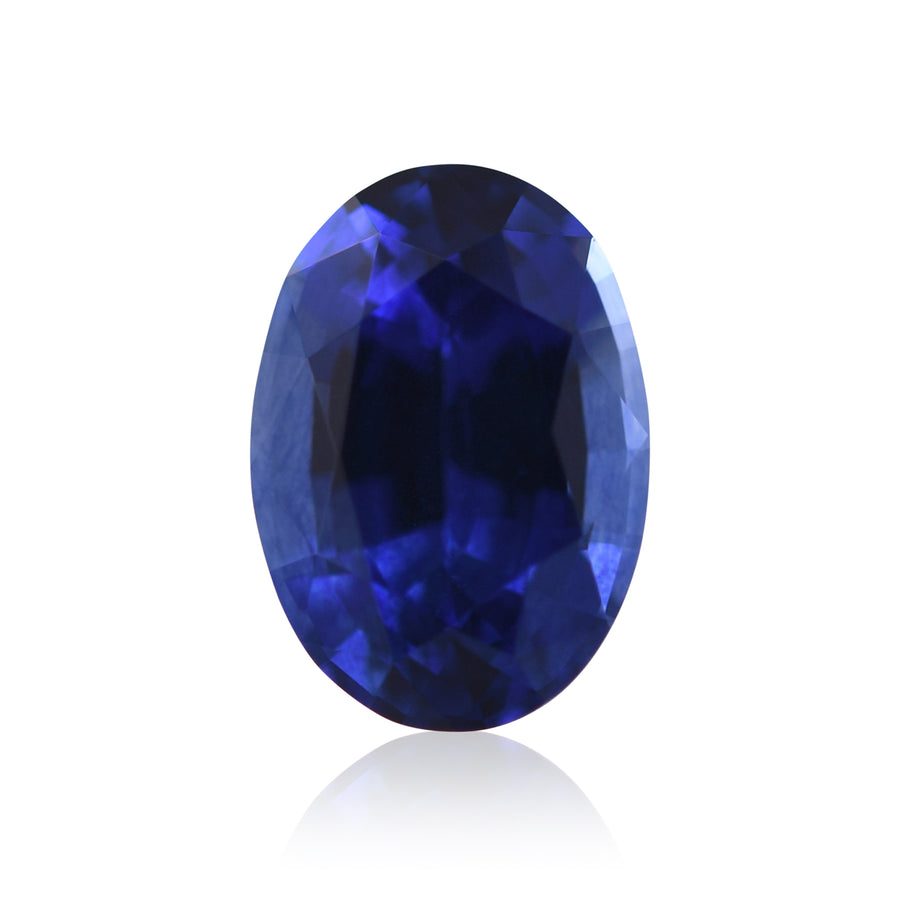 0,95 Karat Blauer SRI LANKA Ovaler Saphir