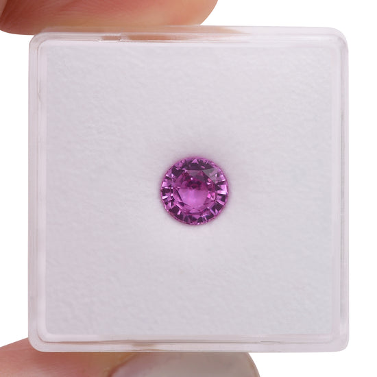1.00 Carat Pink MADAGASCAR Round Sapphire