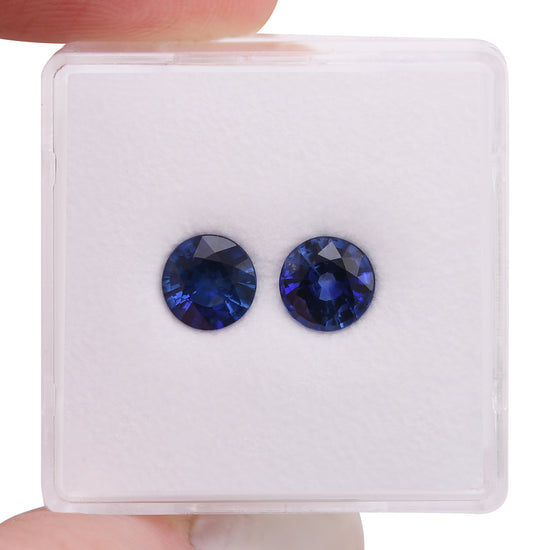 1.78 Carat Blue SRI LANKA Round Sapphire