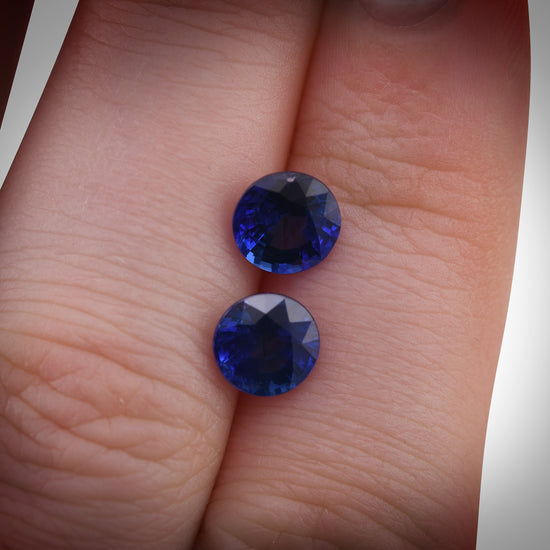 2.87 Carat Blue SRI LANKA Round Sapphire