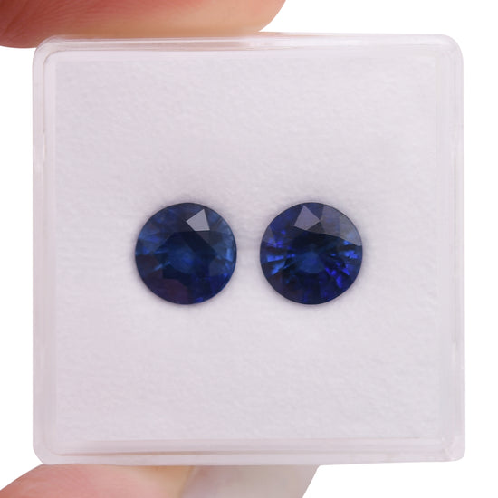 2.87 Carat Blue SRI LANKA Round Sapphire
