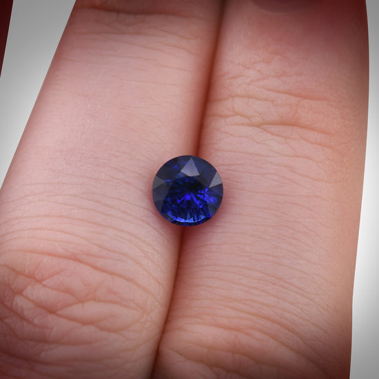 1.37 Carat Blue SRI LANKAN Round Sapphire