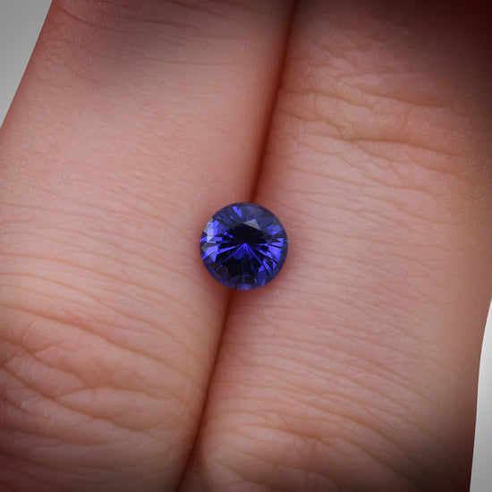 0.82 Carat Blue SRI LANKAN Round Sapphire