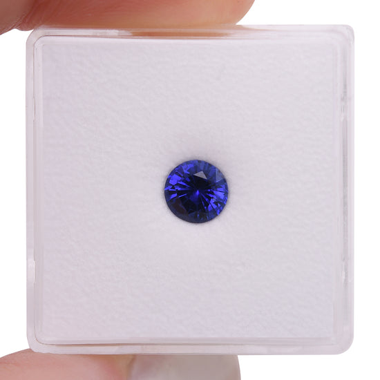 0.82 Carat Blue SRI LANKAN Round Sapphire