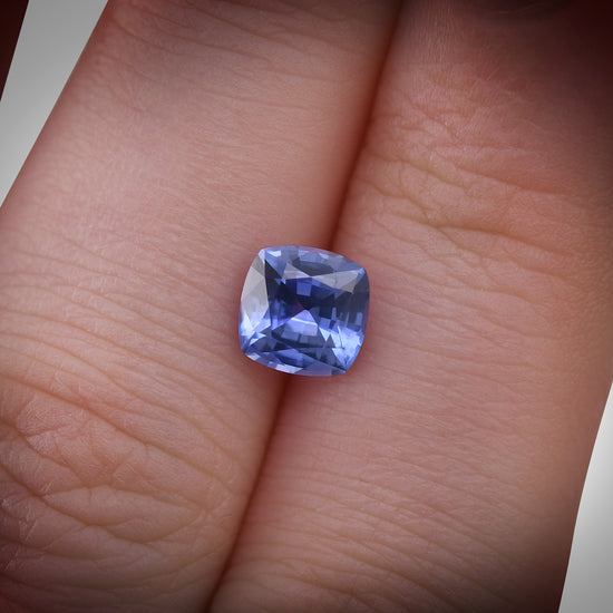 1.68 Carat Blue SRI LANKAN Cushion Sapphire
