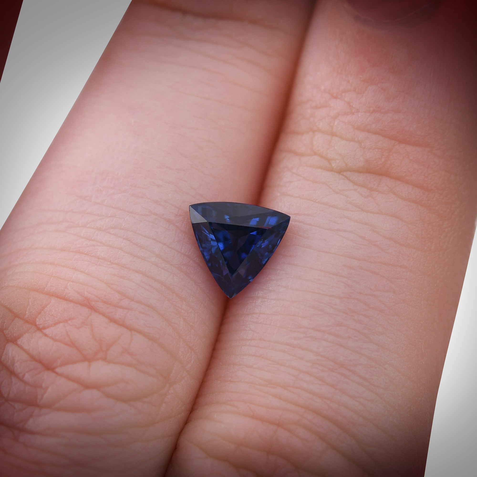 1.31 Carat Blue THAI Triangle Sapphire | LEIBISH