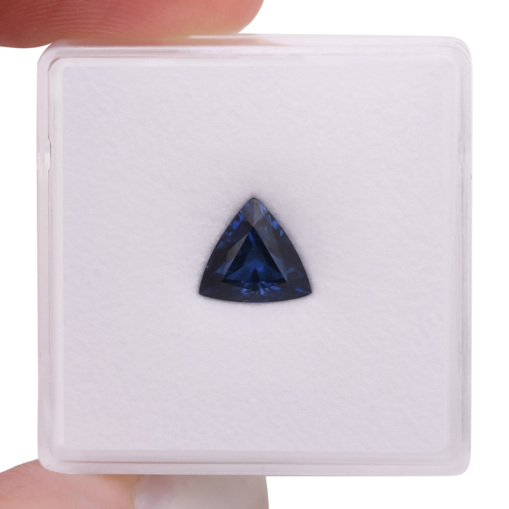 1.31 Carat Blue THAI Triangle Sapphire | LEIBISH