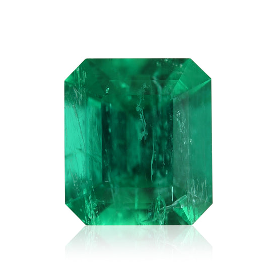 Smeraldo COLOMBIANO Verde di 1,02 carati con CD e Muzo