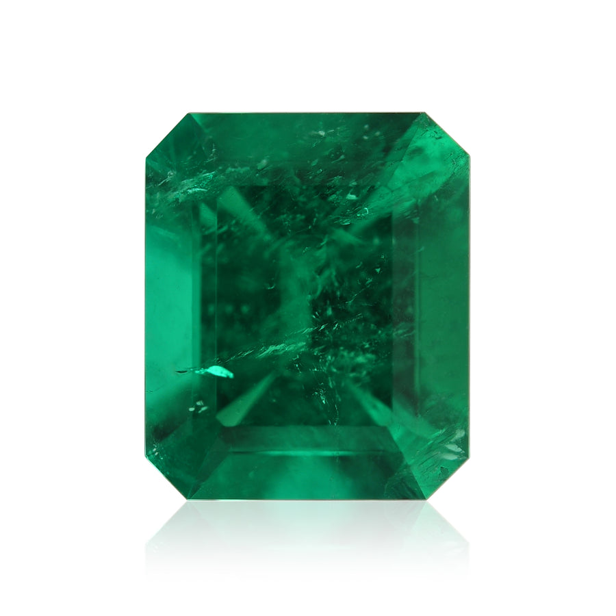 1.79 Carat Green COLOMBIAN Emerald Emerald MUZO & CD