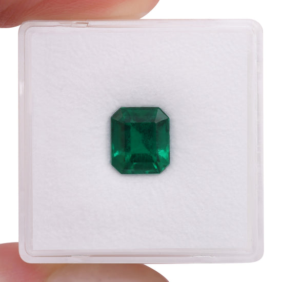 1.91 Carat Green COLOMBIAN Emerald Emerald CD