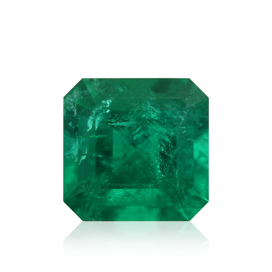3.11 Carat Green COLOMBIAN Emerald Emerald CD