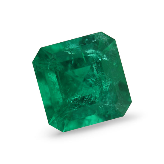 3.11 Carat Green COLOMBIAN Emerald Emerald CD