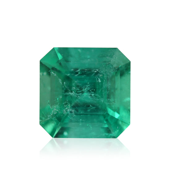 Smeraldo colombiano da 3,09 carati, taglio smeraldo, CD