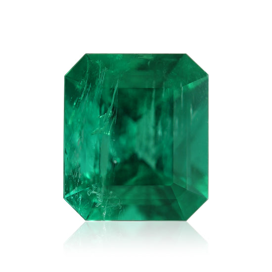 1.64 Carat Green COLOMBIAN Emerald Emerald CD and Muzo