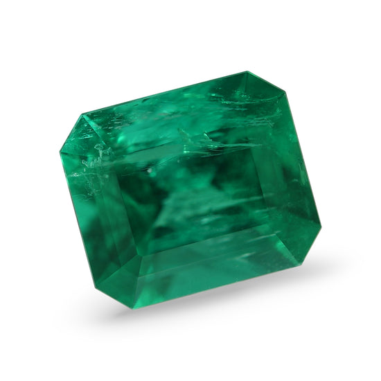 1.64 Carat Green COLOMBIAN Emerald Emerald CD and Muzo