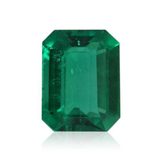 Smeraldo Smeraldo COLOMBIANO Verde Vivido da 1,52 Carati CD