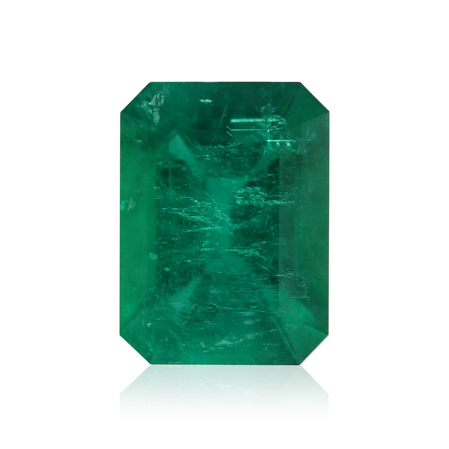1.23 carati Smeraldo Verde Intenso COLOMBIANO con CD e Muzo
