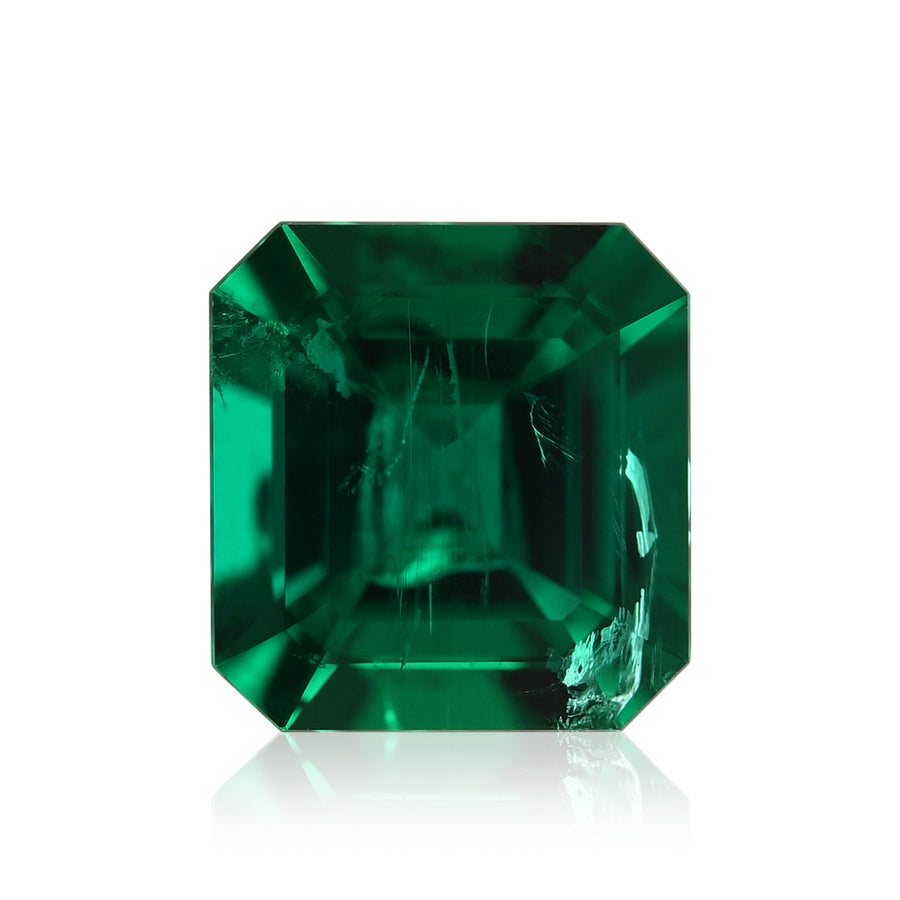 2.01 Carat Green COLOMBIAN Emerald Emerald GRS & MUZO
