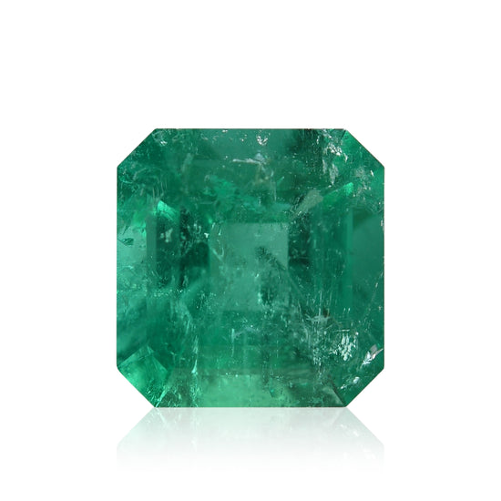3.52 Carat Vivid Green COLOMBIAN Emerald Emerald CD and Muzo