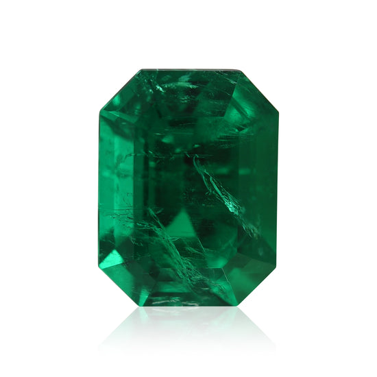 4.08 Carat Green COLOMBIAN Emerald Emerald CD