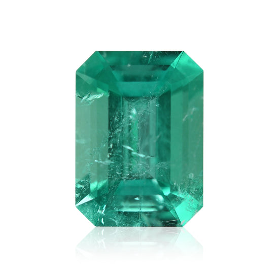 2.41 Carat Green COLOMBIAN Emerald Emerald CD