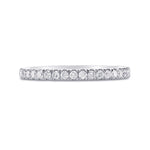 Platinum Diamond Half-Eternity Wedding Band