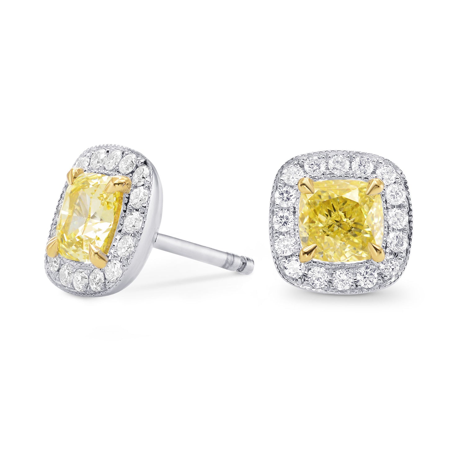 Halo Diamond Earring Settings - 2