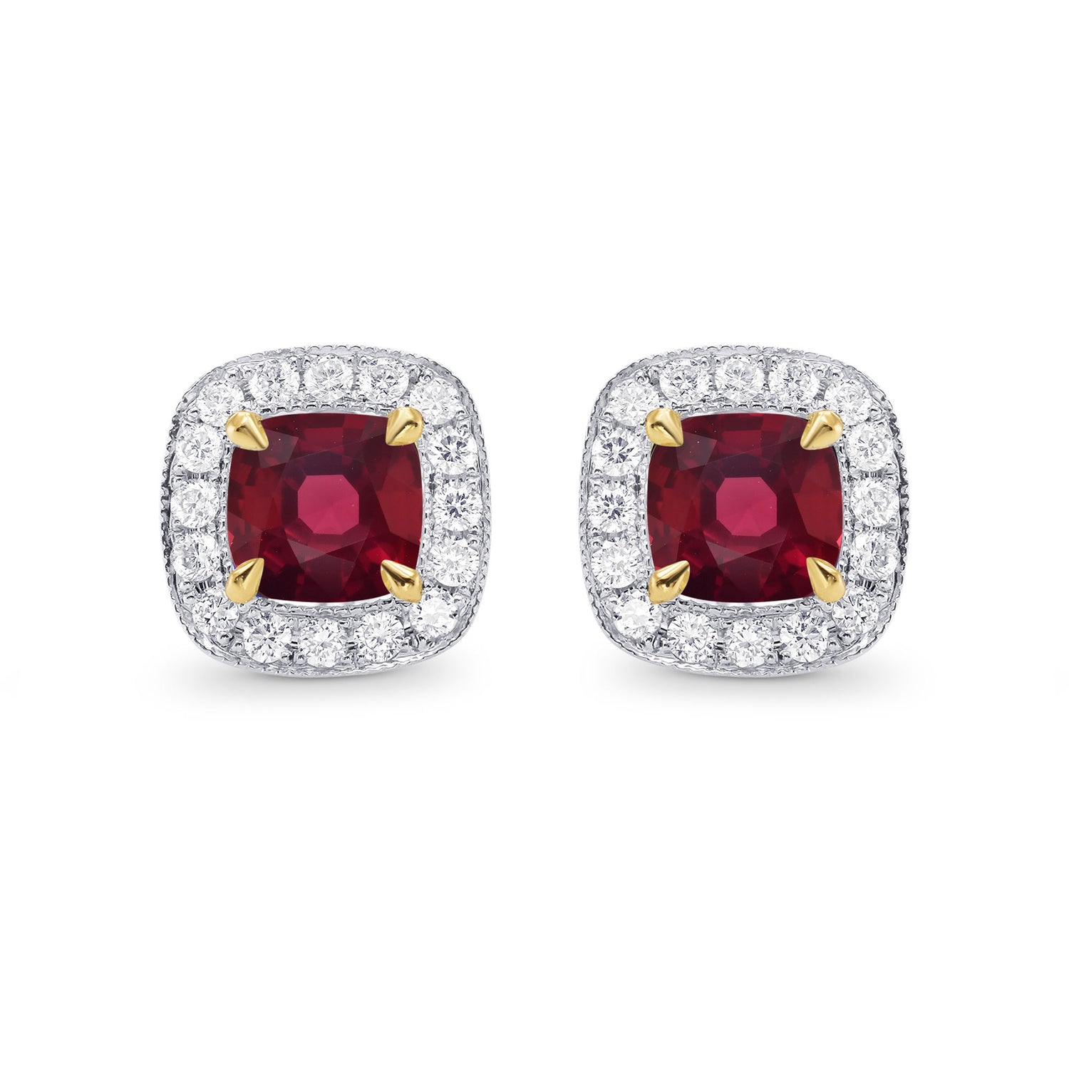 Halo Diamond Earring Settings - 4