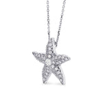 Pave Diamond Starfish Pendant