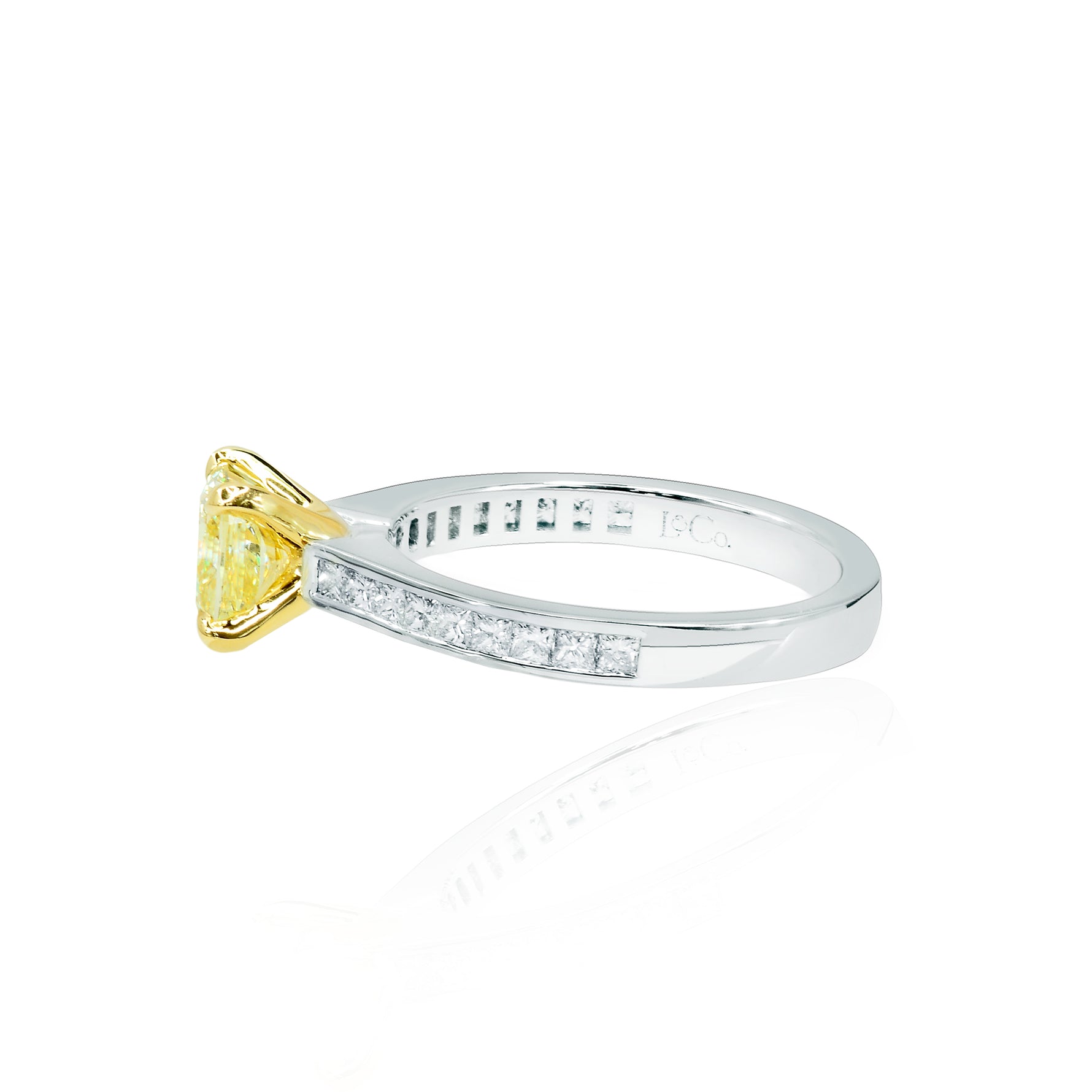 Princess Diamond Half Eternity Wedding Ring