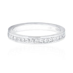 Princess Diamond Half Eternity Wedding Ring