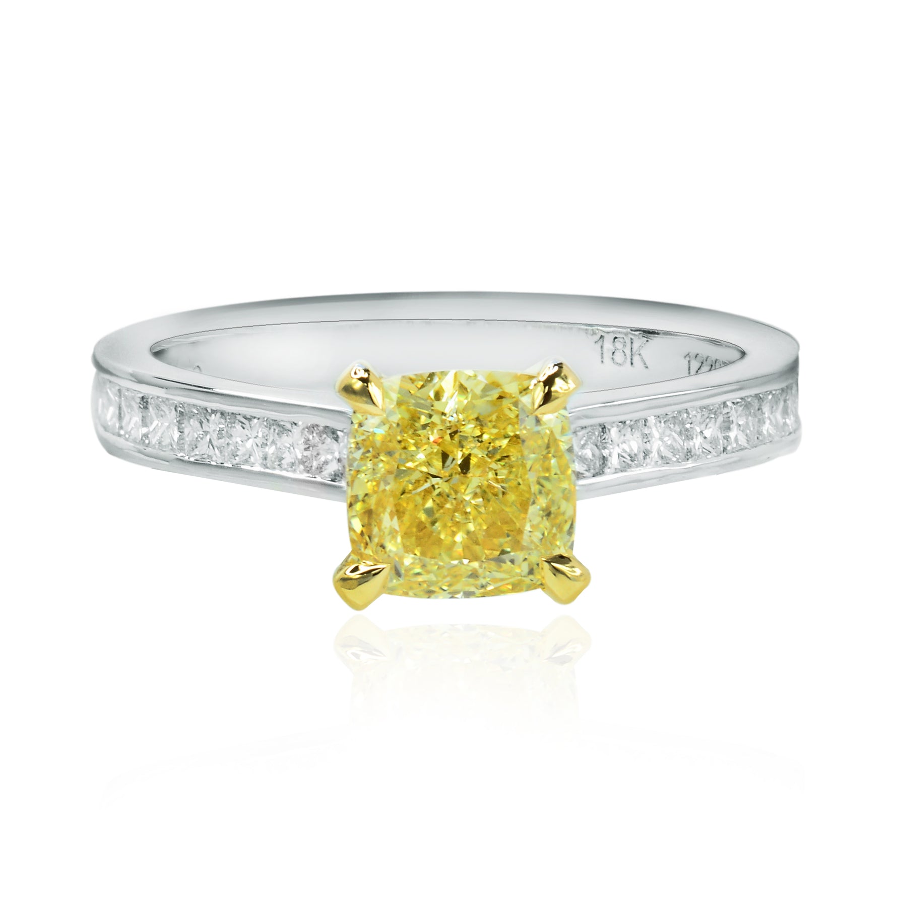 Princess Diamond Half Eternity Wedding Ring