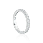 Princess Diamond Half Eternity Wedding Ring
