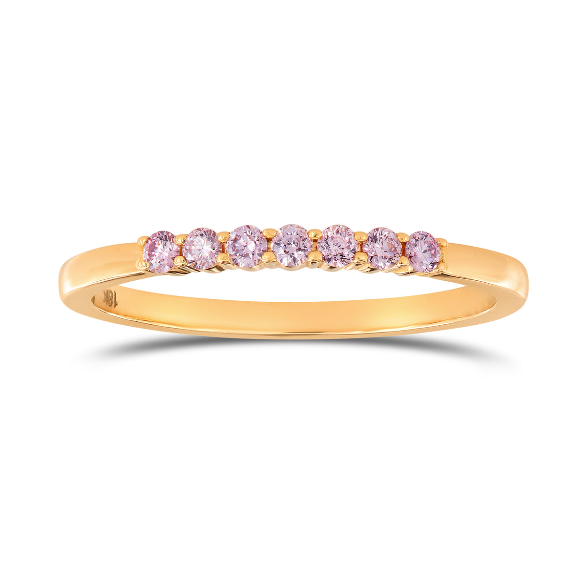 Fancy Pink Diamond Band Ring