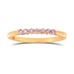 Fancy Pink Diamond Band Ring