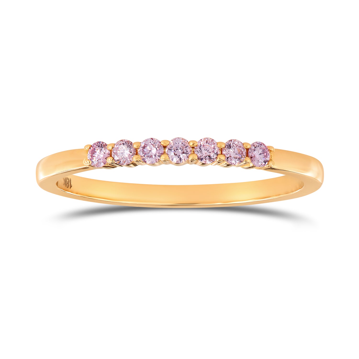 Fancy Pink Diamond Band Ring