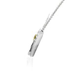  Fancy Intense Yellow and White Diamond Heart Pendant