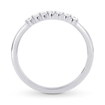 Colorless White Diamond Stacking Band Ring