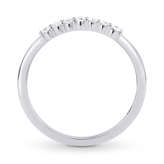 Colorless White Diamond Stacking Band Ring