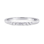 Colorless White Diamond Stacking Band Ring